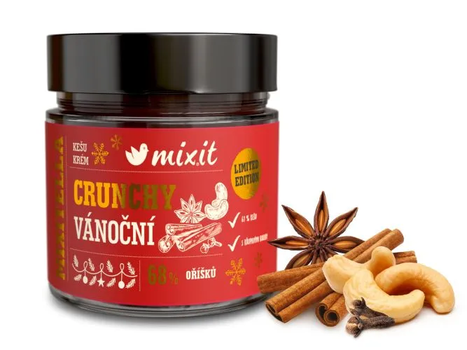 Mixitella Crunchy Premium – Vánoční 220 g - AKCE