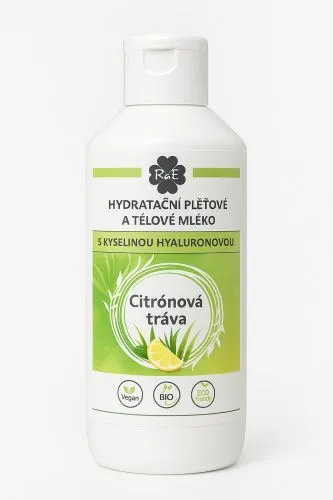 Hydratační pleťové a tělové mléko citrónová tráva 100 ml