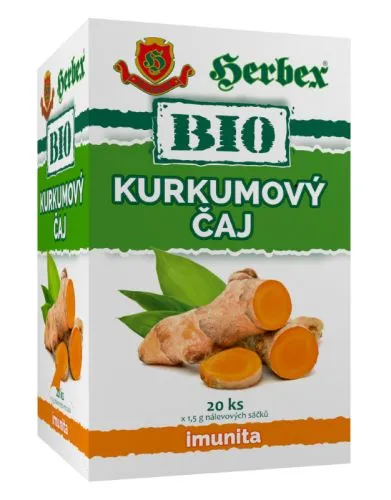 Čaj kurkumový 20 x 1,5 g