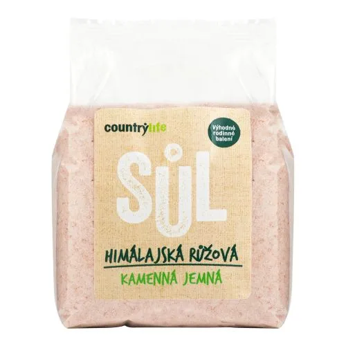 Sůl himálajská růžová jemná 500 g COUNTRY LIFE