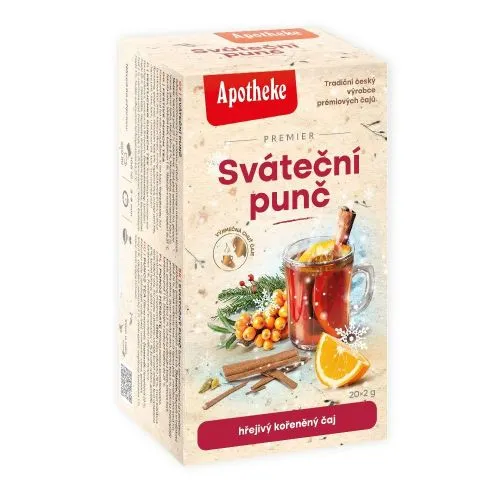 Apotheke čaj Malina a jahoda čaj 20 x 2 g