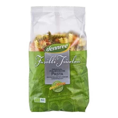 Těstoviny Fusilli Tricolori 500 g DENNREE